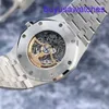 Calendario AP Orologio da polso Royal Oak Series 15412bc Frost Gold Gold Originale Rainbow Double Swivel Mens Meccanico Orologio da uomo 41mm