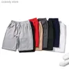 Men's Shorts New fashion mens shorts summer beach pants casual running sports long womens straight H240424