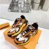 مصمم Runnerr Tatics Mens Sneakers جديدة هجينة الشبكة الشبكية جلد البقر جلد البقر المجلس جلد الغزال الربط