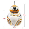 Car Upgrade Intelligent RC Robot 2.4G Remote Control With Sound Action Figure BB8 Ball Droid Robot BB8 Model Toys For Children