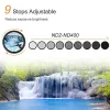 Filters K F Concept Verstelbaar ND2 tot ND400 ND Lensfilter 37 mm 55 mm 58 mm 62 mm 67 mm 72 mm 77 mm 95 mm Slim Fader variabele neutrale dichtheid