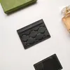 Signature Designer Letters Wallet Porta della carta in pelle Porta di lusso Pulsimi Mini di credito da donna Mini portacine