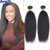 Wigs Kinky Straight Human Hair Bundles 1Pcs Lot Remy Hair Extension Yaki Straight 1030 inches Brazilian Hair Weave Bundles Wholesale