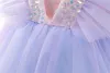 Set Summer Pretty Girls Dress Birthday Party Princess Dress Lace Formal Dress Kids Ball Gown Elegant Dress Casual Dress Size 38T A2