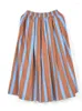 Spódnice Xitao w paski spódnica moda moda elastyczna talia wentylator swobodny styl 2024 wiosenny lato luźna mniejszość zy4491