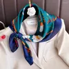 Scarves Silk Square Scarf Women Neck Hair Tie Band Beach Hijab Kerchief Head Headbands Bandana Female Foulard 70cm