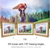 Frames 10.1 inch wifi cloud digital photo frame ios Android APP remote digital photo frame wooden digital frame