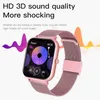 Polshorloges Xiaomi Call Smart Watch Women Custom Dial SmartWatch voor Android iOS waterdichte Bluetooth Music Watches Touch armband Clock 240423