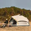 Namiot kempingowy na świeżym powietrzu 3-4 osoby plecakowe plecakowe turystyki turystyczne Wodoodporne schronienie dla podwójnych warstw 240422