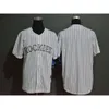 Jerseys de baseball en maillot Rocky Mountains Colorado Rocks Broidered Bomber