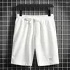 Short masculin pour hommes Waffle Bermuda Man Pantalon court blanc