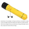 Hubs Xm L2 Led Diving Flashlight Torch Waterproof Underwater 100m with 3*18650 Battery Dc Rechargeable Dive White/yellow Light Lamp