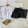 Baby Kids Designer Clothes Newest Spring Summer Children Putfits Letter Printing Girls T-shiort+Skirt 2Pcs Set Grils clothes