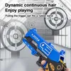 Gun Toys Continuous Fire Rubber Band Pistol Simulation Foldable Launcher Repeated Manual Shooting Game Competitive Target Sport ToyL2404