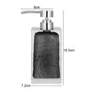Vloeibare zeep dispenser hars lotion flessen draagbare hand sanering shampoo body wash fles badkamerproducten creatief thuis pers type