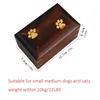 Wood Pet Cremation Box Pet Urns Small Dog Cremation Box for Ashes Box for Cat or Dog Urns for Ashes Keepsake Memorial Urns 240424