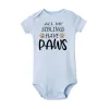 One-Pieces I'll Have A Bottle of House White Print Funny Newborn Baby Romper Summer Infant Clothes Boy Girl Short Sleeve Toddler Jumpsuits