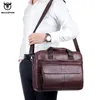 Bullcaptain Mens Bag Bag Подличный кожаный портфель мужчина для ноутбука 14 Messenger Business Portfolio Документ A4 240418