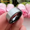 Rings itungsten 4 mm 6 mm 8 mm Tungsten Carbide Ring Men Women Betrokkenheid trouwring mode sieraden pijpen geborsteld comfort fit