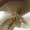 Fábrica Precio Joyas nupciales Mujeres Anillo de boda de compromiso de niñas 18K Amarillo VVS MOISSANITE Diamante Anillo Pasador de diamantes