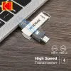 Azionamenti 2pcs Kodak USB Flash Drive Metal USB 3.2 Pendrive 64 GB Tipo C OTG 64 GB Landyard per Keys CLE USB per smartphone