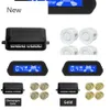 Car Parking Sensor Kit with Auto Parktronic Reverse LED Monitor 4 Sensors Radar Detector System Backlight Display