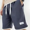 Men's Shorts For Men Waffle Bermuda Man Short Pants White Long Drawstring Home Deals Stylish Clothing In Bulk Pant 2024 Xl Xxl