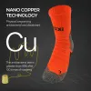 Socken Deodorant Nano Copper Sports Socken für Männer Antibakterielles Basketball Klettern Socken Sommerkompression MTB Radfahren Fahrrad Rennen