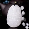 Collares colgantes Afganistán Jade Buddha Ocho Dios Guardián Doce Zodiac Live Broadcast