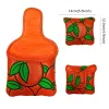 Aids Golf Putter Cover Golf Square Mallet Putter Headcover Head Cover Magnetic It's Oranges Mallet Headcover Fits for All Brand