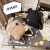 SAGGI BACKPACK personalizzato per bambini Cute Bear Plush Color Solid Casual Children's Children Custom Bag con nome