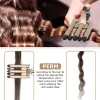 Lisseurs Hair Curler Electric Céramique revêtement en fer roulons en fer 5 Barrel Styler Hair Waves 3 barils outils de coiffure à double tension