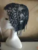 Luksusowy z koralikami Tassel Turban Dubai Modna impreza Hidżab czapka Summer Lace Mesh Mash Hat muzułmańska chustka na głowę akcesoria do włosów 240410