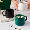 Tasses Produits à la maison créative en céramique Buiner Bureau Coffee Under Glaze Milk Cup Couple Tug