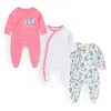 Одноказки 3pcs/Set Осень Unisex Baby Dompers Компания мягкая новорожденная для новорожденных девочка для девочек 2023 г.