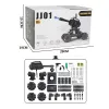 Arabalar JJ01 14CH RC KIT Tank RC 2.4GHZ 4WD Su Bombası Tankı Offroad Alaşım Çerçevesi Mecha Savaş Tırmanma Aracı Programlama DIY Toys Hediyeleri