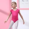 Stage Wear 5 cores para crianças Ballerina Ballet Dress Leotards Ginástica Bodysuits Tutu Girls Dance Vestres Dancing