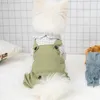 Piesowe spodnie przewoźnika Letnia koszula Teddy ubrania moda w kratę cztery nogi do odzieży dla zwierząt domowych