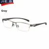 Frames New Sun Photochromic Myopie Eyeglass Hommes optiques Étudiant fini de lunettes de lunettes de myopie Cadre de prescription Half Rim 1.0 4.0