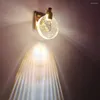 Wall Lamp Modern Crystal Lights Bedside Sconce Dining/Living Room Bathroom For Home Decor Indoor Bedroom Light