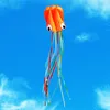 4M latawiec 3D Soft Octopus Kite Paul Parafoil Folder Foolble Travel Kite Łatwo do lotu dla dzieci dla dzieci dorosłych