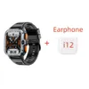 Android Smart Watch 2.03 '' för män Business Heart Rate Monitor 64 GB ROM Watch Pluggable Sim Card 4G med WiFi GPS Waterpoof