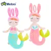 Dolls Metoo Angela Rabbit deer ballet fruit mermaid Girl Stuffed Plush Animals Toys Doll for kids Appease Baby Birthday Christmas Gift