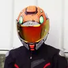 خوذات الدراجات النارية GSB خوذة الوجه كامل الوجه الكامل عدسة مزدوجة capacete أنماط مخصصة Casco Motocross Street Knight Casque