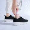 Sapatos casuais mulheres tênis malha meias de tricô respirável primavera apartamentos de verão moda andando tenis feminino fêmea feminina