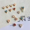 Decorations 10pcs MG252 Valentine's Day Love Heart Zircon Nail Art Crystals Jewelry Rhinestone Nails Accessories Supplies Decorations Charms