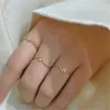 Rings 14K Gold Filled Knuckle Rings Boho Zircon Jewelry Anillos Mujer Bague Femme Minimalism Anelli Donna Aneis V Ring For Women