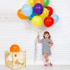 Decorazione per feste da 30 cm a palloncini in legno Sizer Balloons Cube Box Misurazione per il compleanno Baloons Arch Ghirlande Fare Ballon Strumento