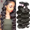 Beautyforever Body Wave Virgin Human Hair Bundles Deep Wave Shicay 12A Brazilian Brave Virgin Hair Weave Straight 34 Bundles 240408