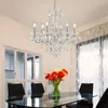 Chandeliers Modern Luxury Crystal Candle Chandelier Lights For Living Dining Room Bedroom Kitchen Indoor Decorative Pendant Fixture Light